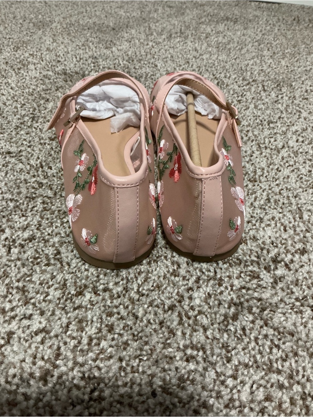 wild fable Pink Floral Embroidered Mary Jane Flats - Picture 3 of 3